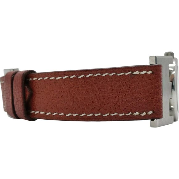 488435AQ (S6) Hermes Watch PA1.210 21mm Women's Brown Stainless Steel - Picture 4 of 9